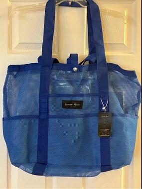OCOOPA Diveblues Royal Blue Mesh Beach Bag, Sand, Pool, Beach NWT!!!